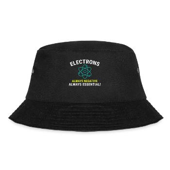 Electrician Humor Electrical Technician Engineer - Bucket Hat - black - Front - Lela (165cm)