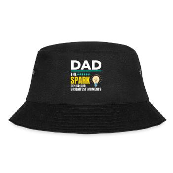 Elektriker Vater Elektrotechniker Ingenieur - Bucket Hat - Schwarz - Vorne - Lela (165cm)