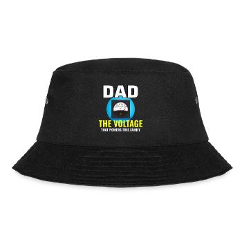 Elektriker Vater Elektrotechniker Ingenieur - Bucket Hat - Schwarz - Vorne - Lela (165cm)