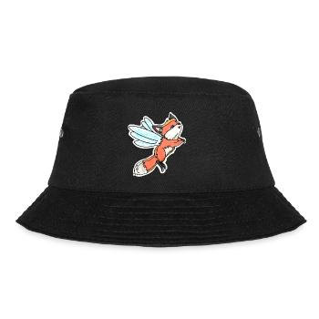 Fantastic, Flying Fairy Fox - Bucket Hat - black - Front - Lela (165cm)