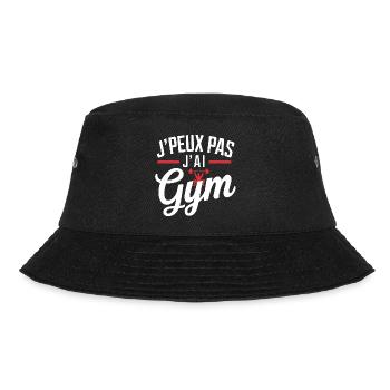 I can't I have gym - Bucket Hat - black - Front - Lela (165cm)