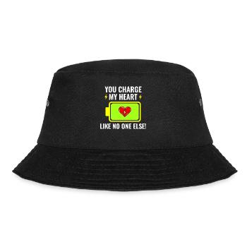 Électricien Valentine : Tu charges mon cœur - Bob - noir - Devant - Lela (165cm)