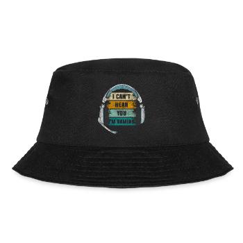 Gaming Streaming - Bucket Hat - Schwarz - Vorne - Lela (165cm)
