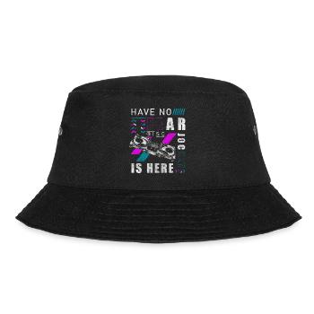 Party Vinyl Record Dance Music Bass - Bucket Hat - black - Front - Lela (165cm)