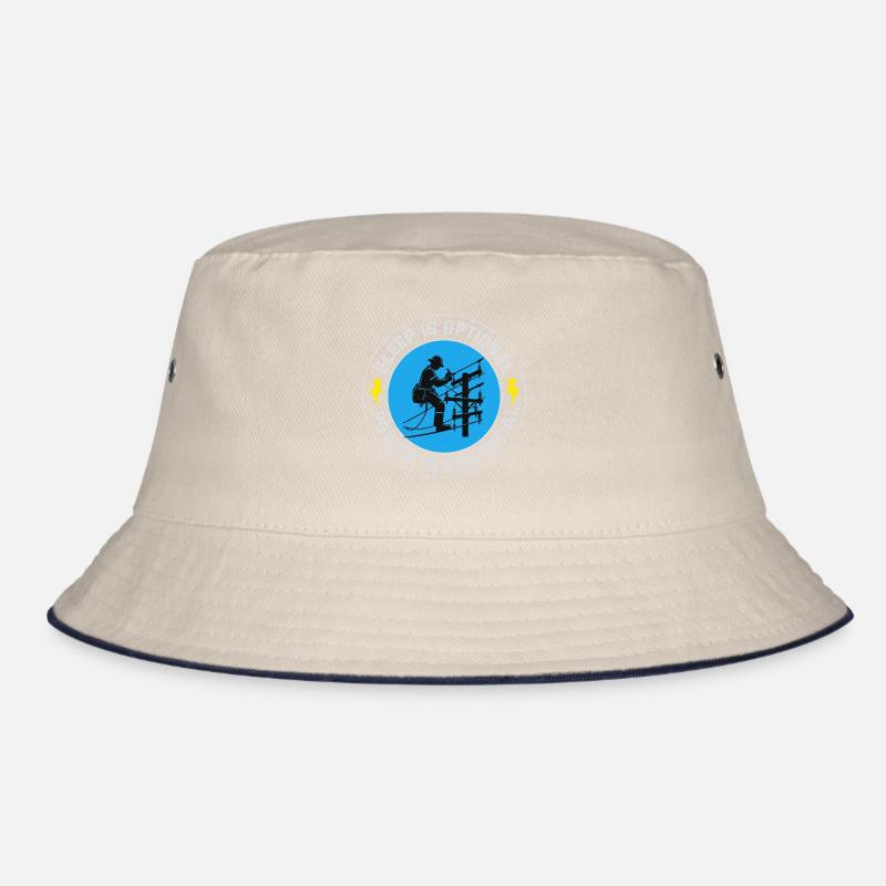 Lineman Power Essential Sleep Optionale Widmung Bucket Hat