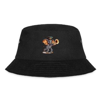 Elephant Maestro - Bucket Hat - black - Front - Lela (165cm)