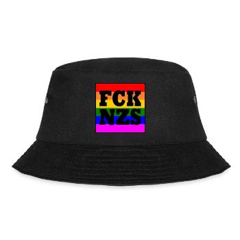 Fck afd - Bucket Hat - Schwarz - Vorne - Lela (165cm)