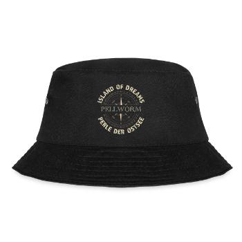 Island of Dreams - Pellworm - Bucket Hat - Schwarz - Vorne - Lela (165cm)