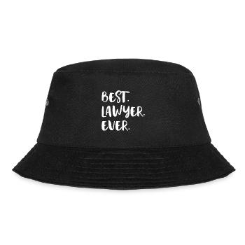 Best Female Lawyer of All Time Best Lawyer Ever - Bucket Hat - black - Front - Lela (165cm)