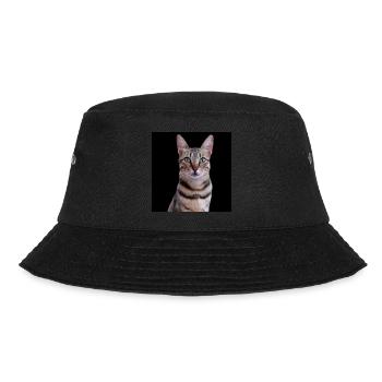 Katze Katzen - Bucket Hat - Schwarz - Vorne - Lela (165cm)