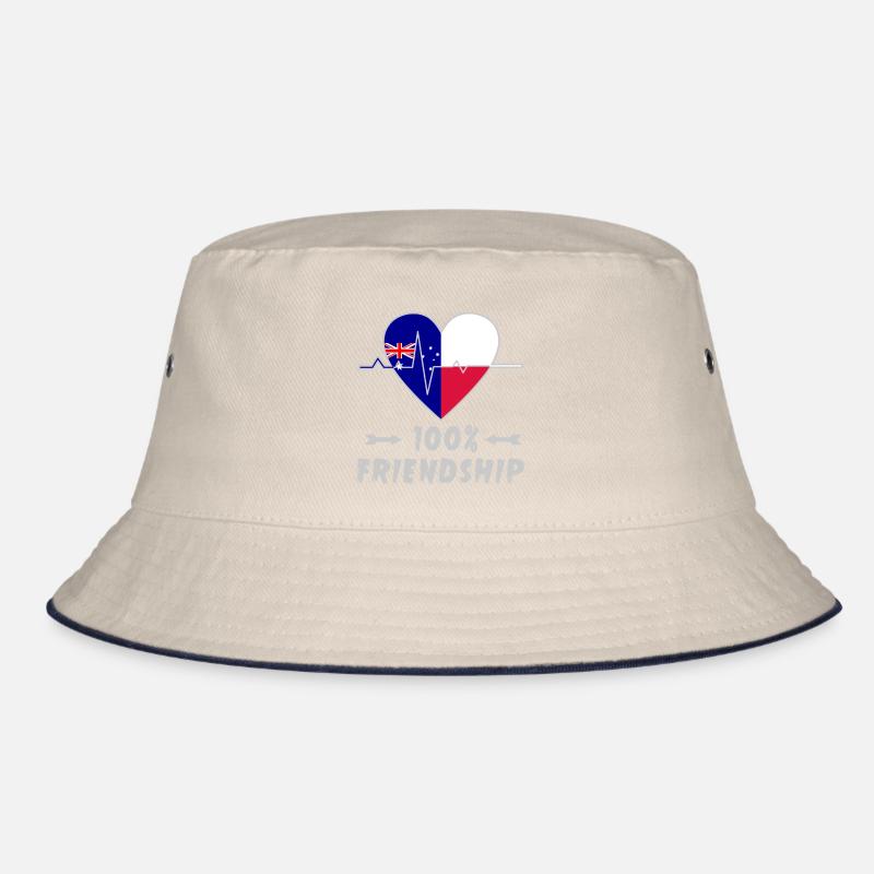 Australien und Polen 100% Freundschaft Bucket Hat