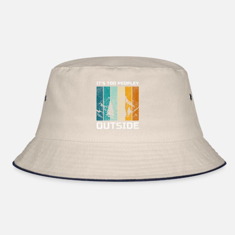 Antisocial Shy Humor Withdrawn Bucket Hat