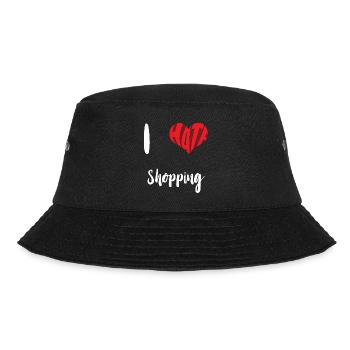 Hass Shopping Stopp Hass Anti Hass - Bucket Hat - Schwarz - Vorne - Lela (165cm)
