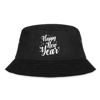 Frohes Neues Jahr Spruch Neujahr - Bucket Hat - Schwarz - Vorne - Lela (165cm)