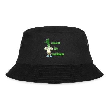 Lauch im Training, für den Lauch von Welt - Bucket Hat - Schwarz - Vorne - Lela (165cm)