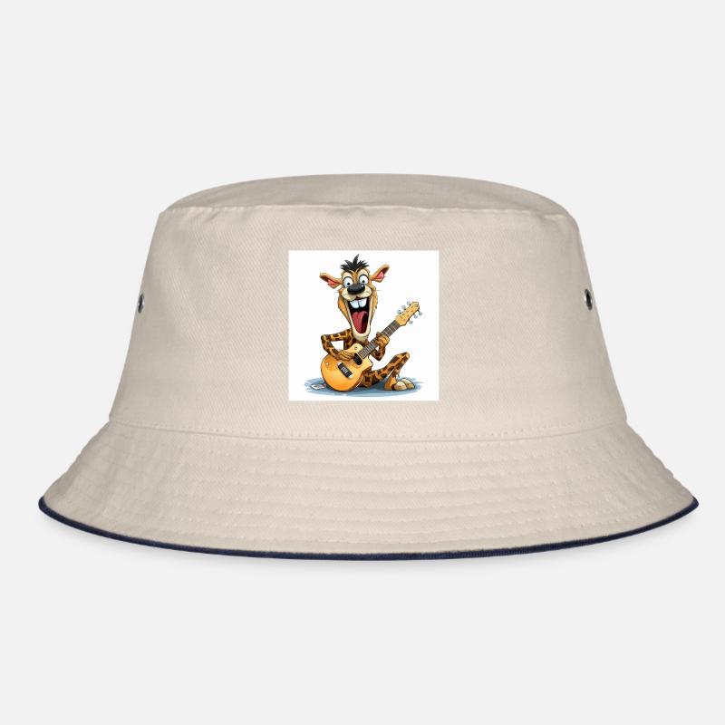 Die Giraffe, die den Hals anschlägt Bucket Hat
