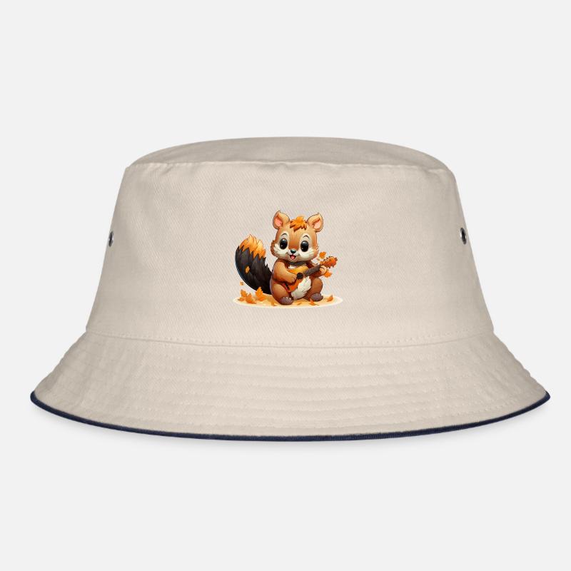 Das Akkordeon-Eichhörnchen Bucket Hat