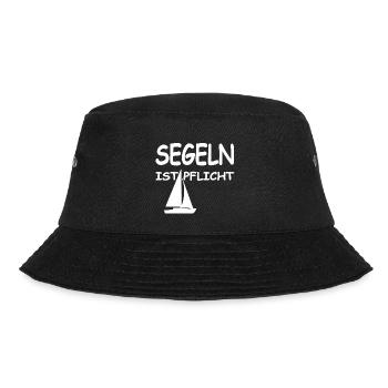 Segeln  - Bucket Hat - Schwarz - Vorne - Lela (165cm)