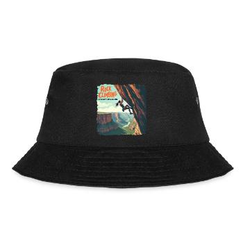 Climbing - Because Gravity Is Just a Suggestion - Bucket Hat - black - Front - Lela (165cm)