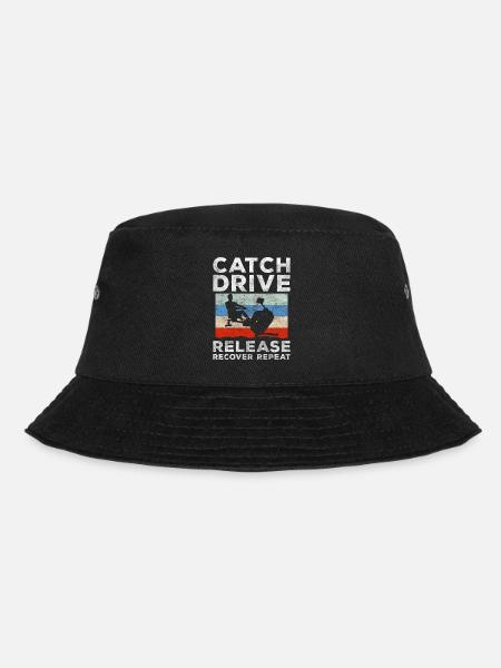 rowing machine Trainer Gym - Bucket Hat - black