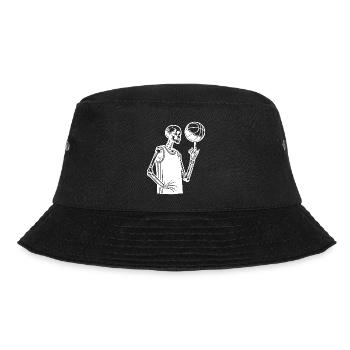 Halloween Skeleton Costume Basketball Style - Bucket Hat - black - Front - Lela (165cm)