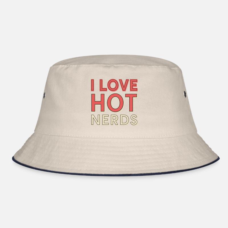 I Love Hot Nerds 20 Bucket Hat