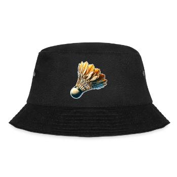 Badminton - Bucket Hat - Schwarz - Vorne - Lela (165cm)