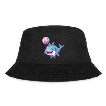 Requin Anniversaire Bébé - Bob - noir - Devant - Lela (165cm)
