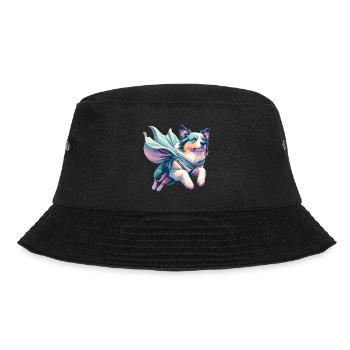 Super Dog Australian Shepherd Sheppie Gift - Bucket Hat - black - Front - Lela (165cm)