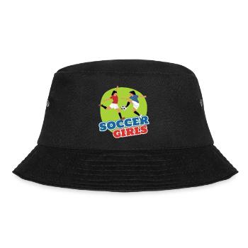 Soccer Girls - Bucket Hat - Schwarz - Vorne - Lela (165cm)