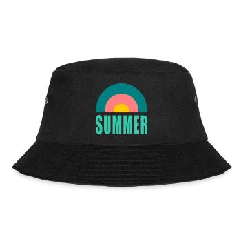 GELIEBTE. HERZ. MEISTER. VIELEN DANK. DANKE HERRIN. - Bucket Hat - Schwarz - Vorne - Lela (165cm)
