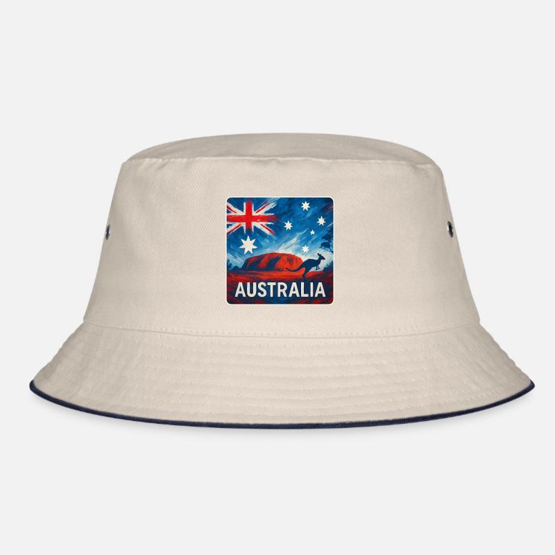Australia Outback Design Bucket Hat