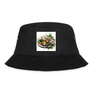 Coastal Delights - Bucket Hat - black - Front - Lela (165cm)