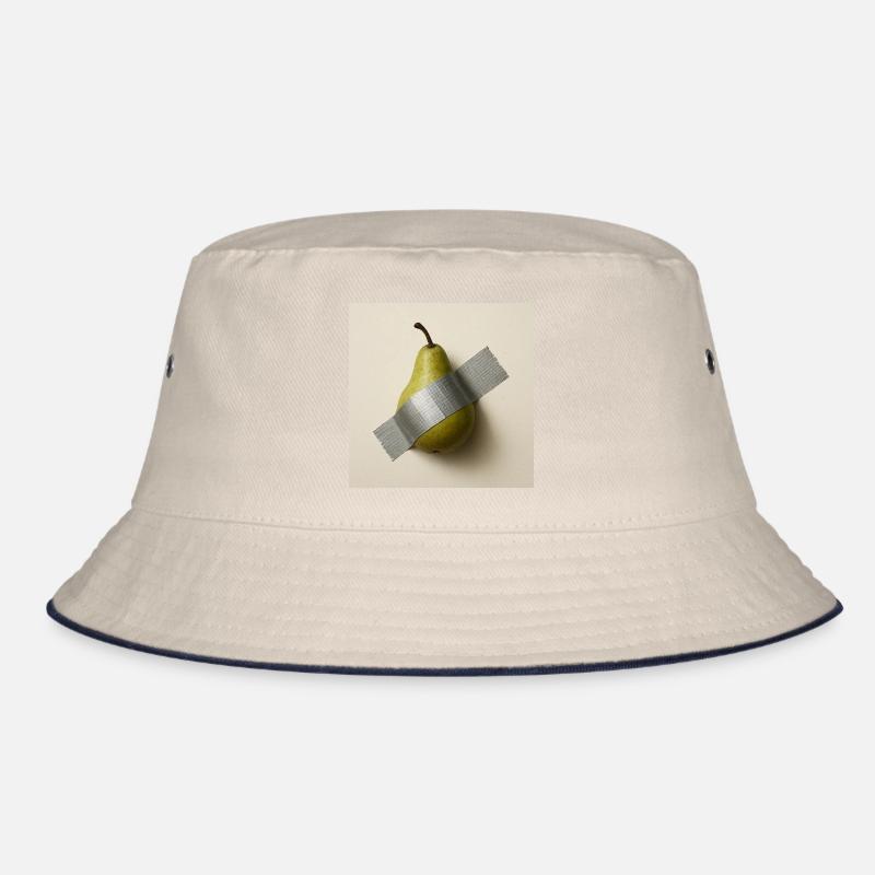 Abstrakte Birne Metaphorisches Kunstwerk Bucket Hat