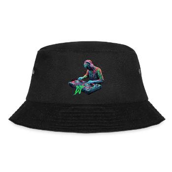 DJ - Bucket Hat - Schwarz - Vorne - Lela (165cm)