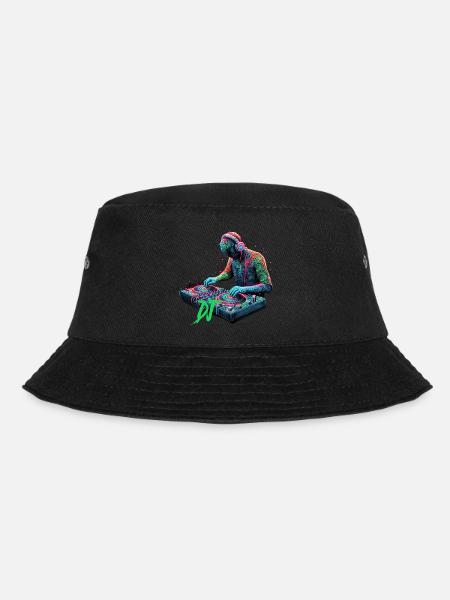 DJ - Bucket Hat - Schwarz