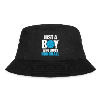 Just a Boy Who Loves Handball - Bucket Hat - black - Front - Lela (165cm)