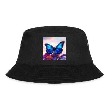 Butterfly - Bucket Hat - black - Front - Lela (165cm)