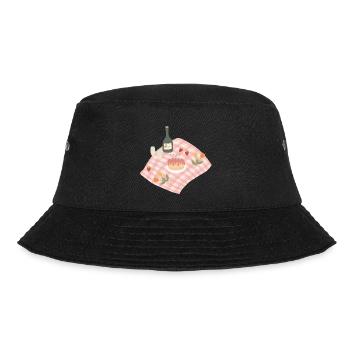 Feier Picknick Party Design - Bucket Hat - Schwarz - Vorne - Lela (165cm)