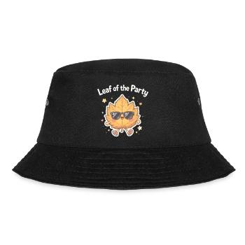 Leaf of the Party Happy Fall Harvest Autumn Leaf - Bucket Hat - black - Front - Lela (165cm)