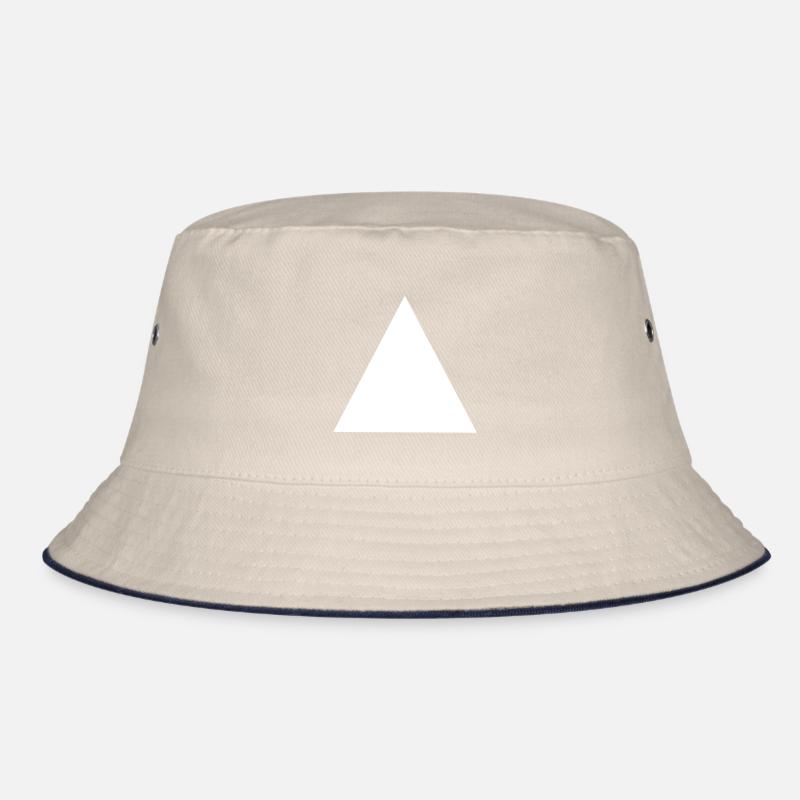 Abstract Geometric Triangle Composition Bucket Hat