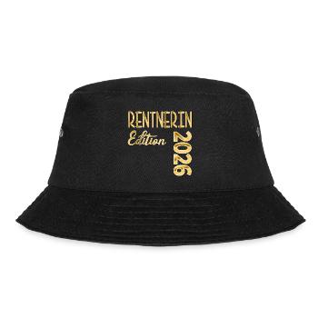 RENTE 2026 RENTNERIN - Bucket Hat - Schwarz - Vorne - Lela (165cm)
