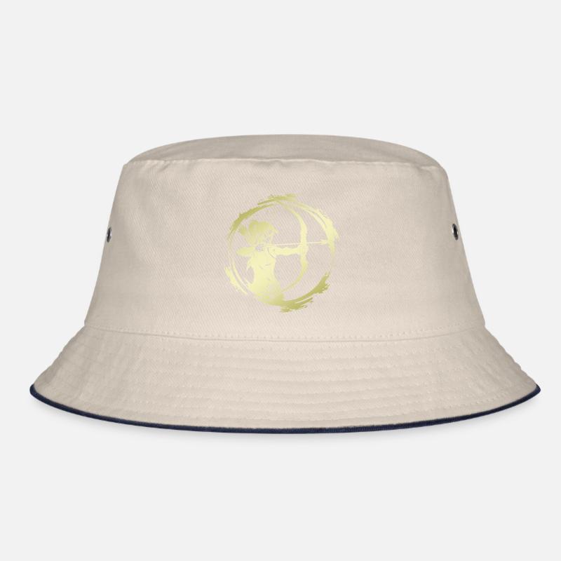 Bogenschießen Silhouette Bucket Hat