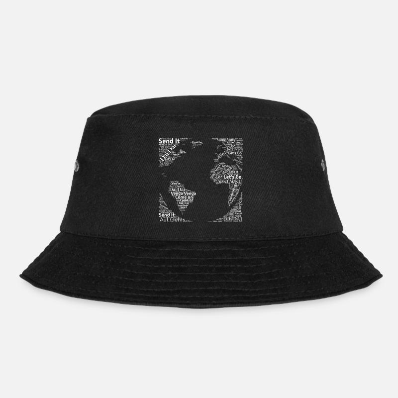 We Cheer For You - White - Bucket Hat - Schwarz