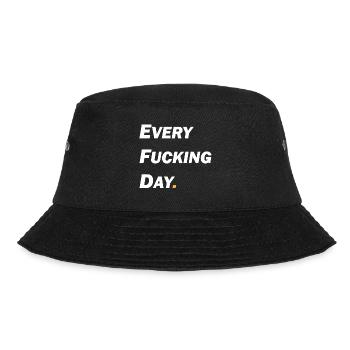 Every Fucking Day - Bucket Hat - Schwarz - Vorne - Lela (165cm)