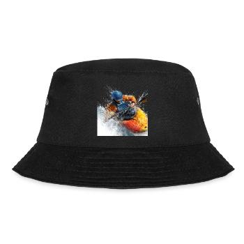 Water Rush Kayak in Whitewater - Bucket Hat - black - Front - Lela (165cm)