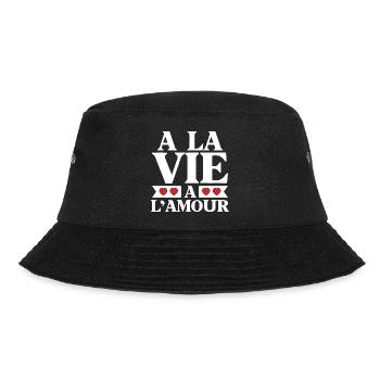 Life and Love Red Hearts - Bucket Hat - black - Front - Lela (165cm)