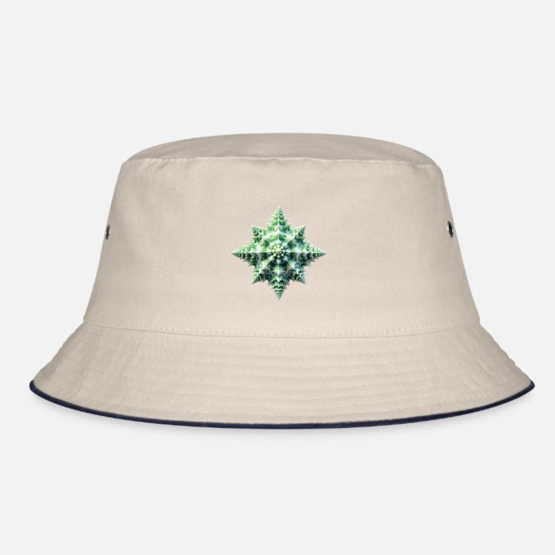 Green Star Shell Bucket Hat