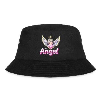 Y2K Retro – Cyber Angel - Bucket Hat - black - Front - Lela (165cm)