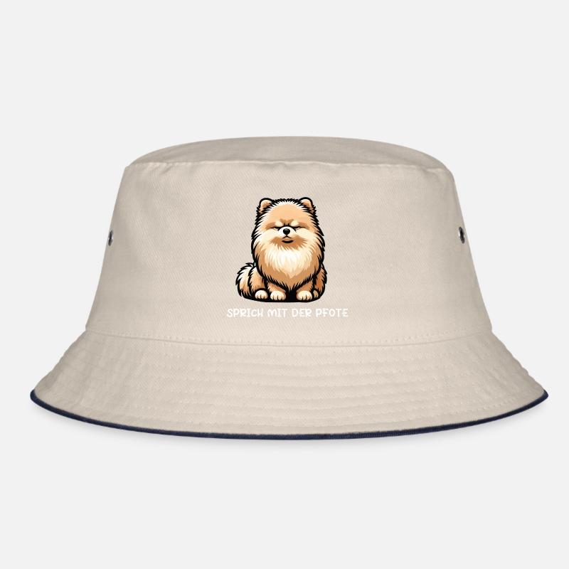 Sprich mit der Pfote Zwergspitz Zwergspitze Spitz Bucket Hat